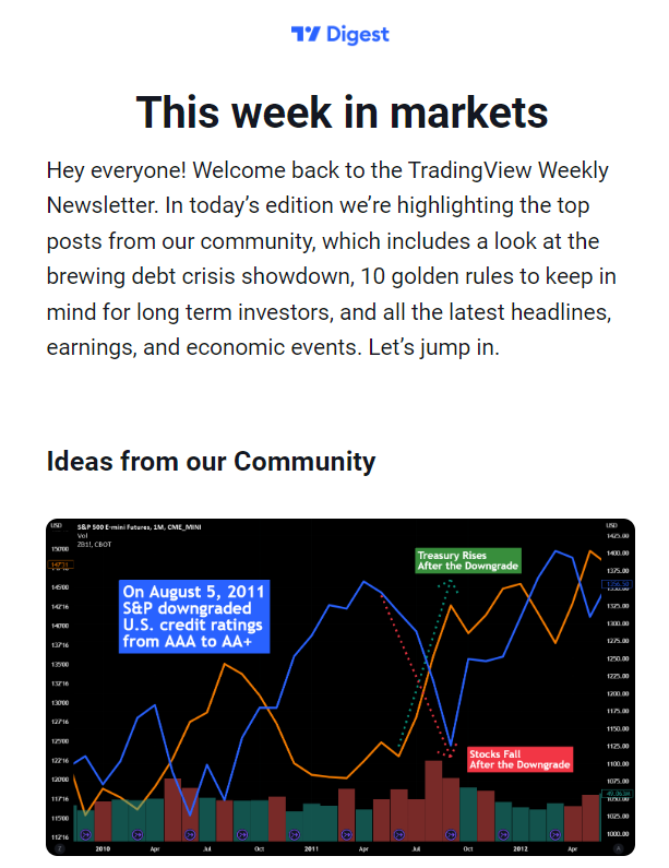 Trading View newsletter