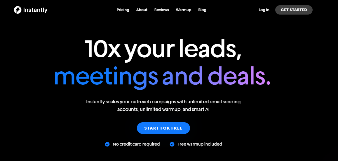cold email for B2B lead generation with Instantly.ai