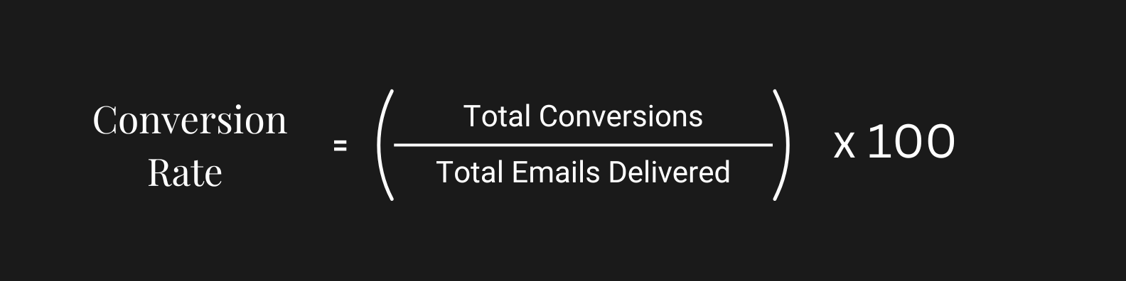 email conversion rate