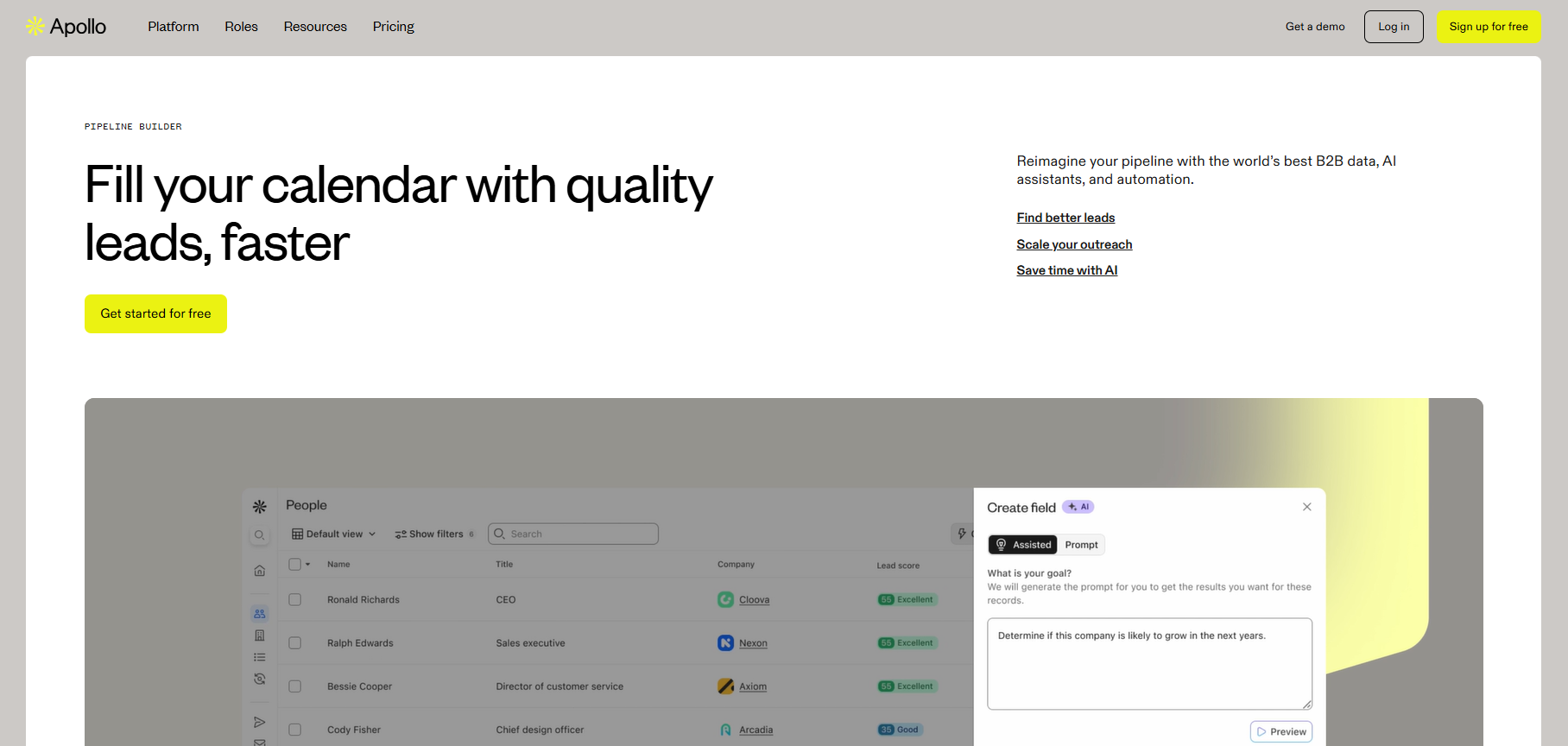 apollo sales engagement software