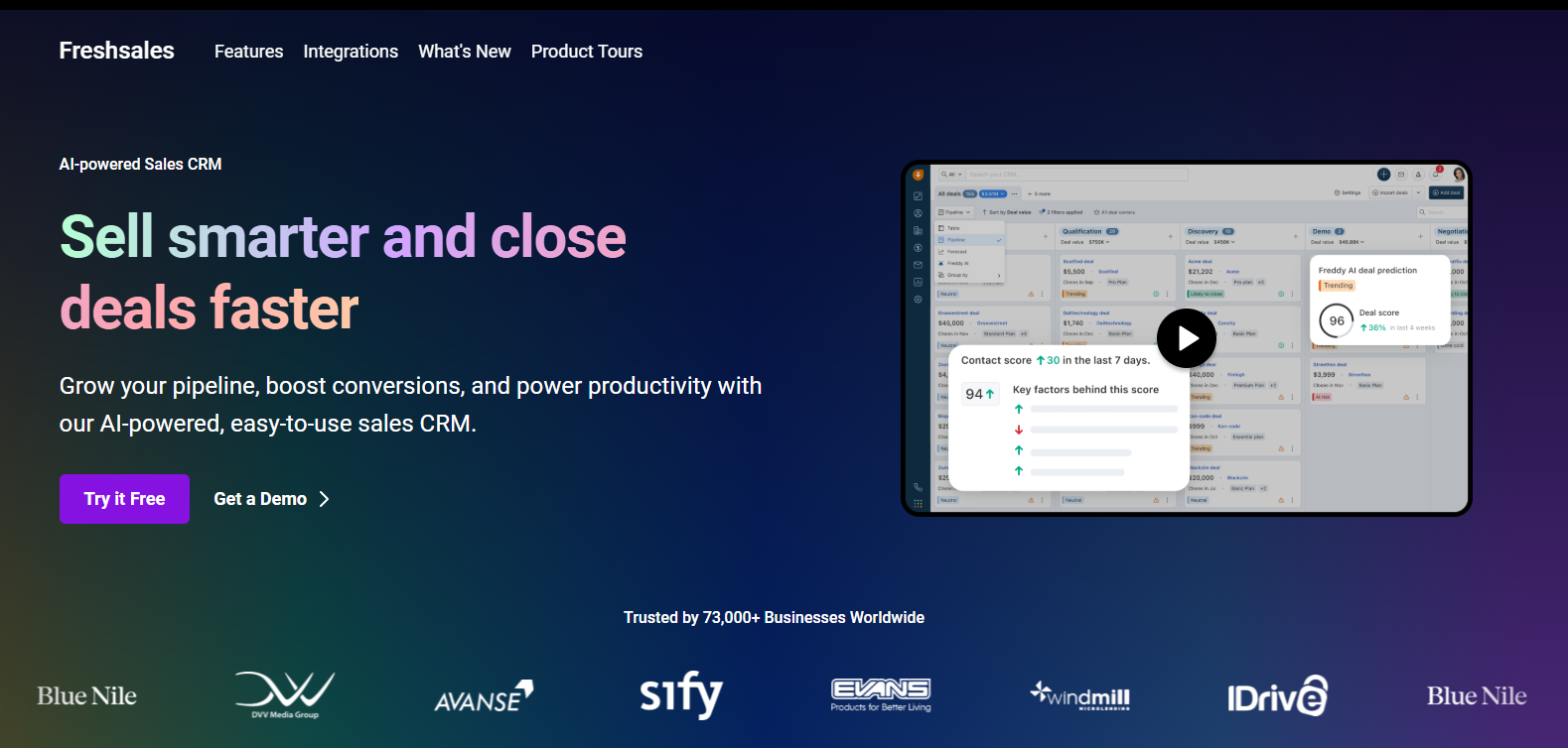 freshsales sales cadence tool