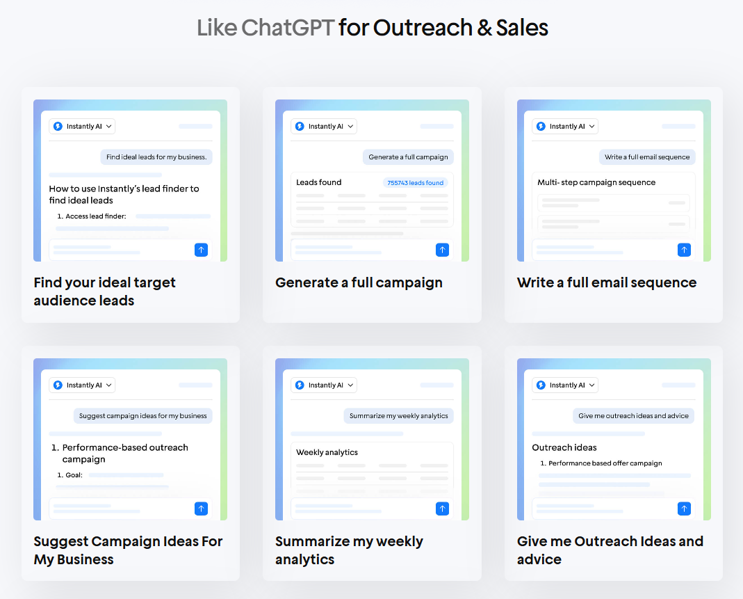instantly copilot campaign tasks
