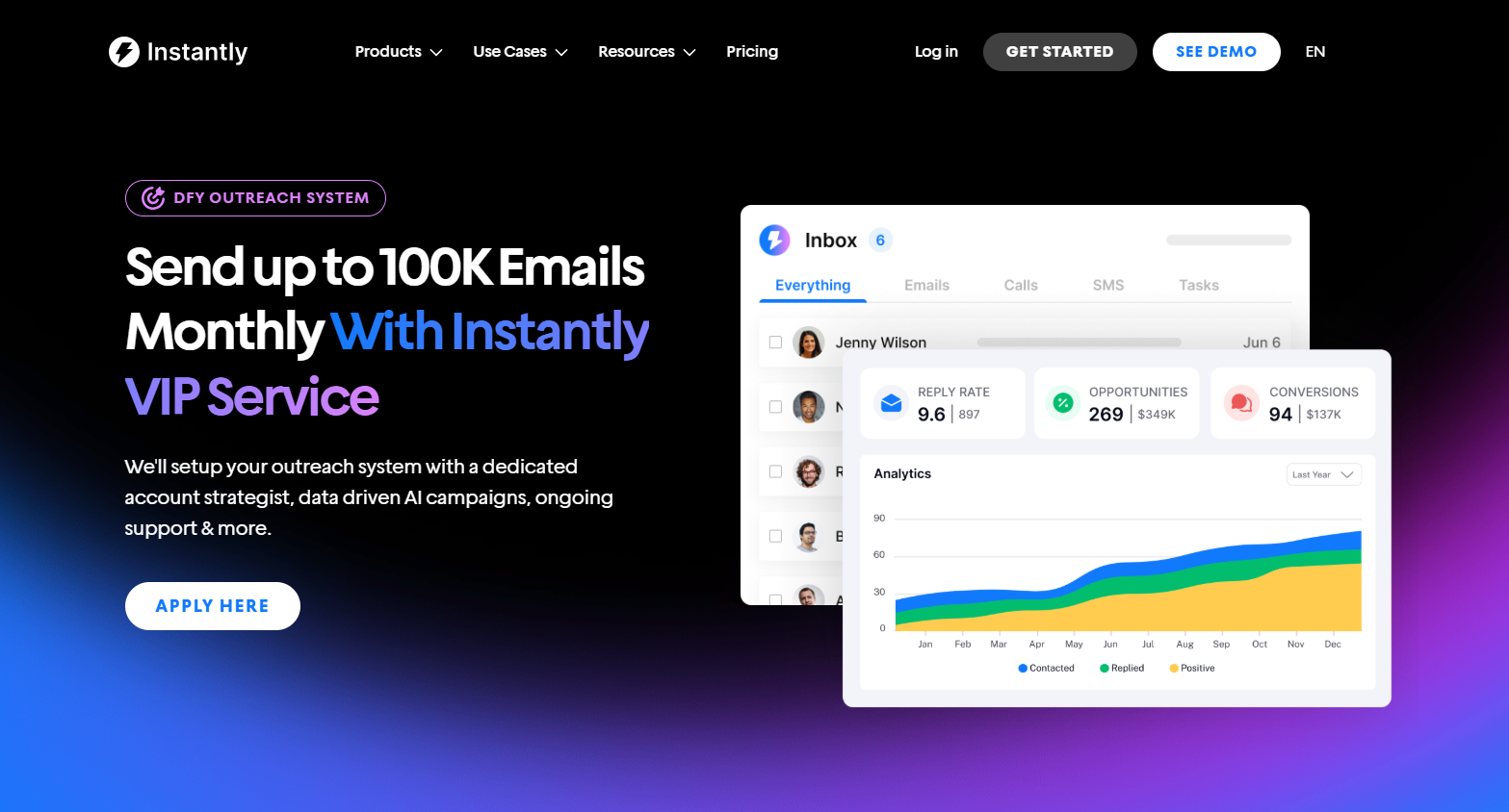 lemlist alternative instantly vip