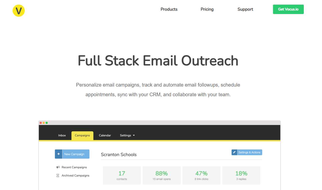 vocus personal email finder