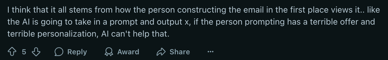 ai cold email insight