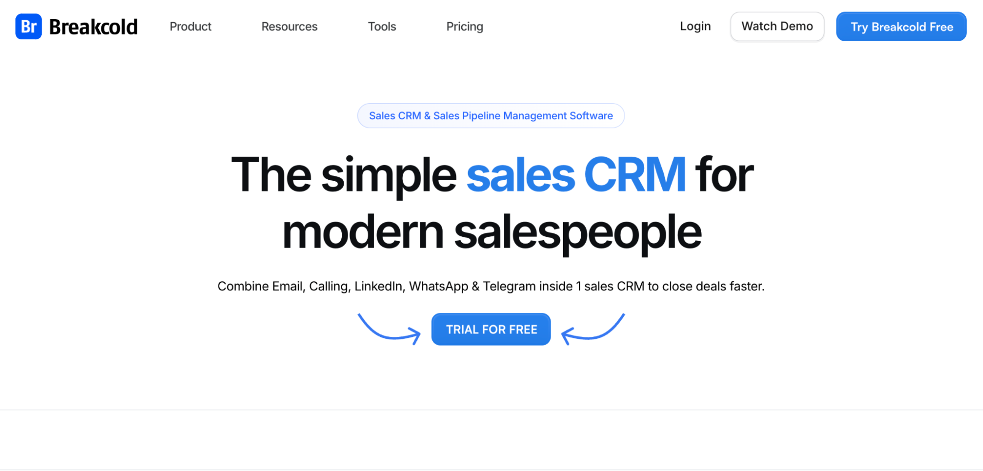 breakcold ai sales tool