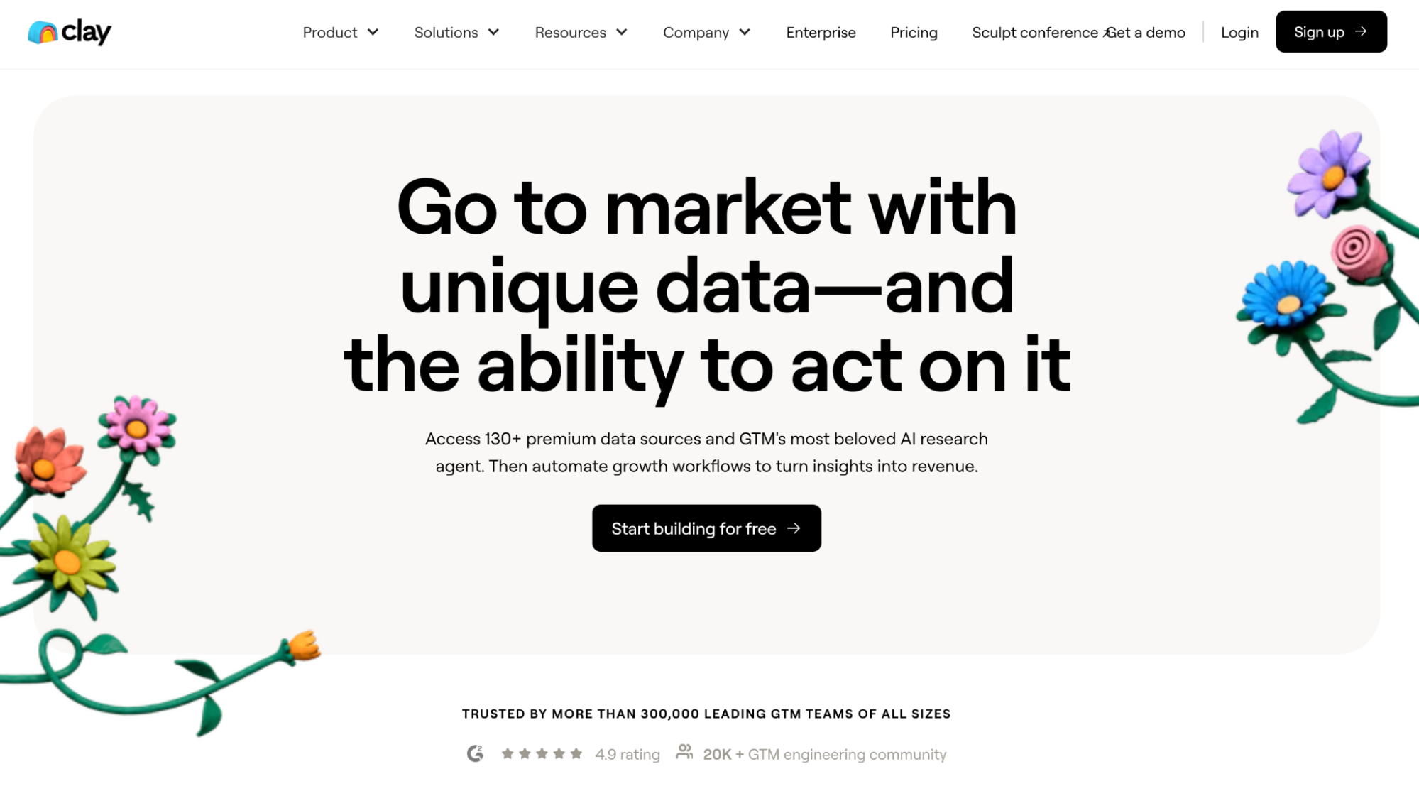 clay ai data enrichment