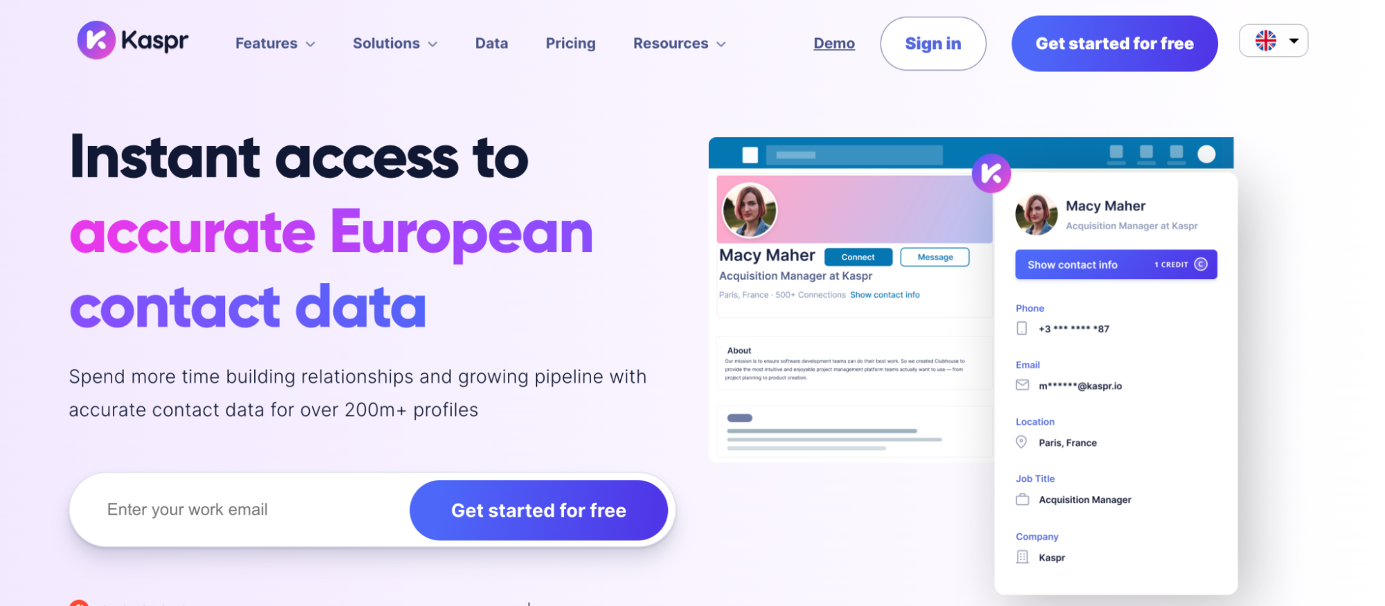 lusha alternative kaspr