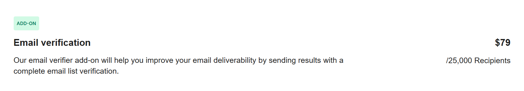 saleshandy email verifier add on
