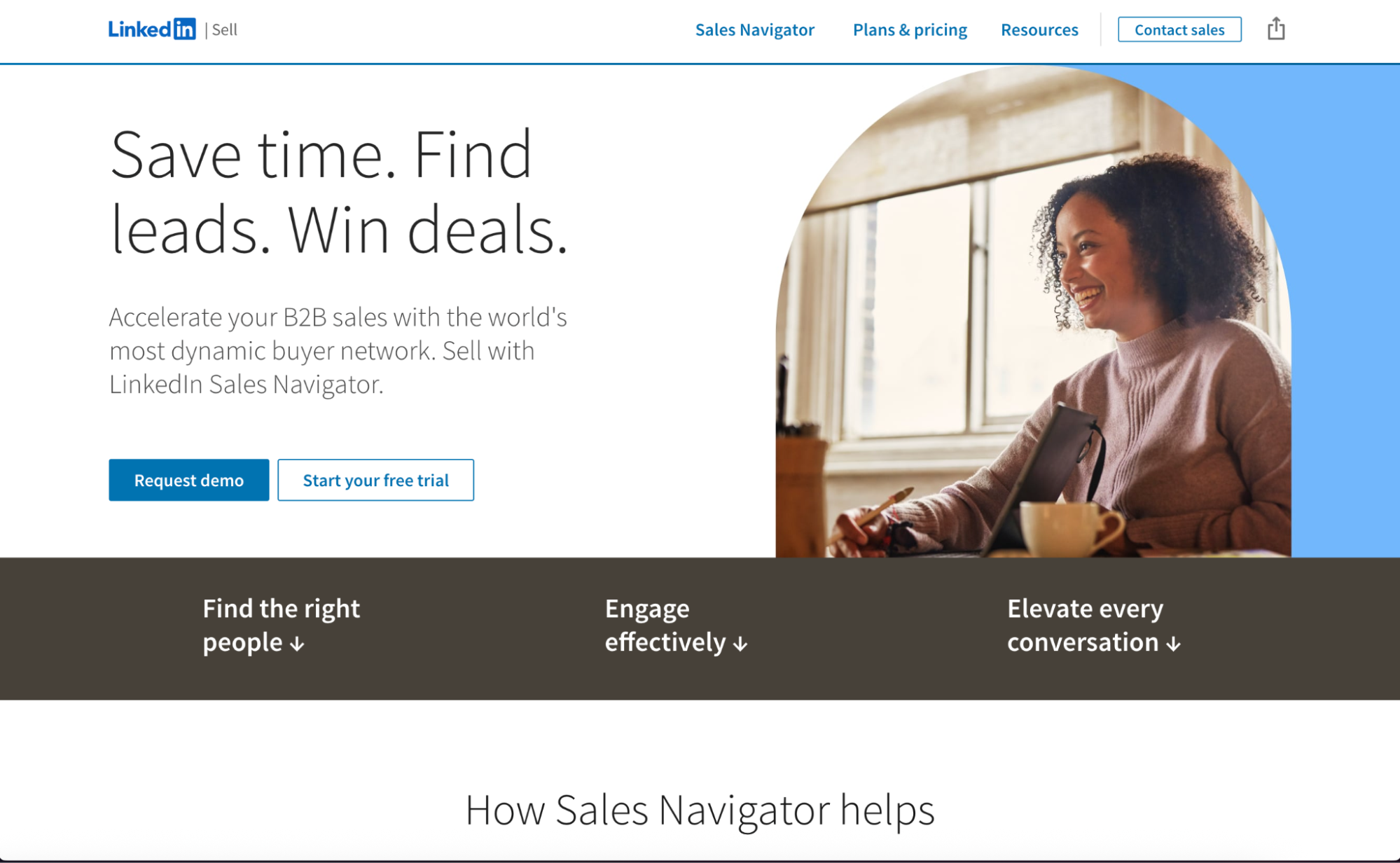 finding leads via linkedin sales navigator