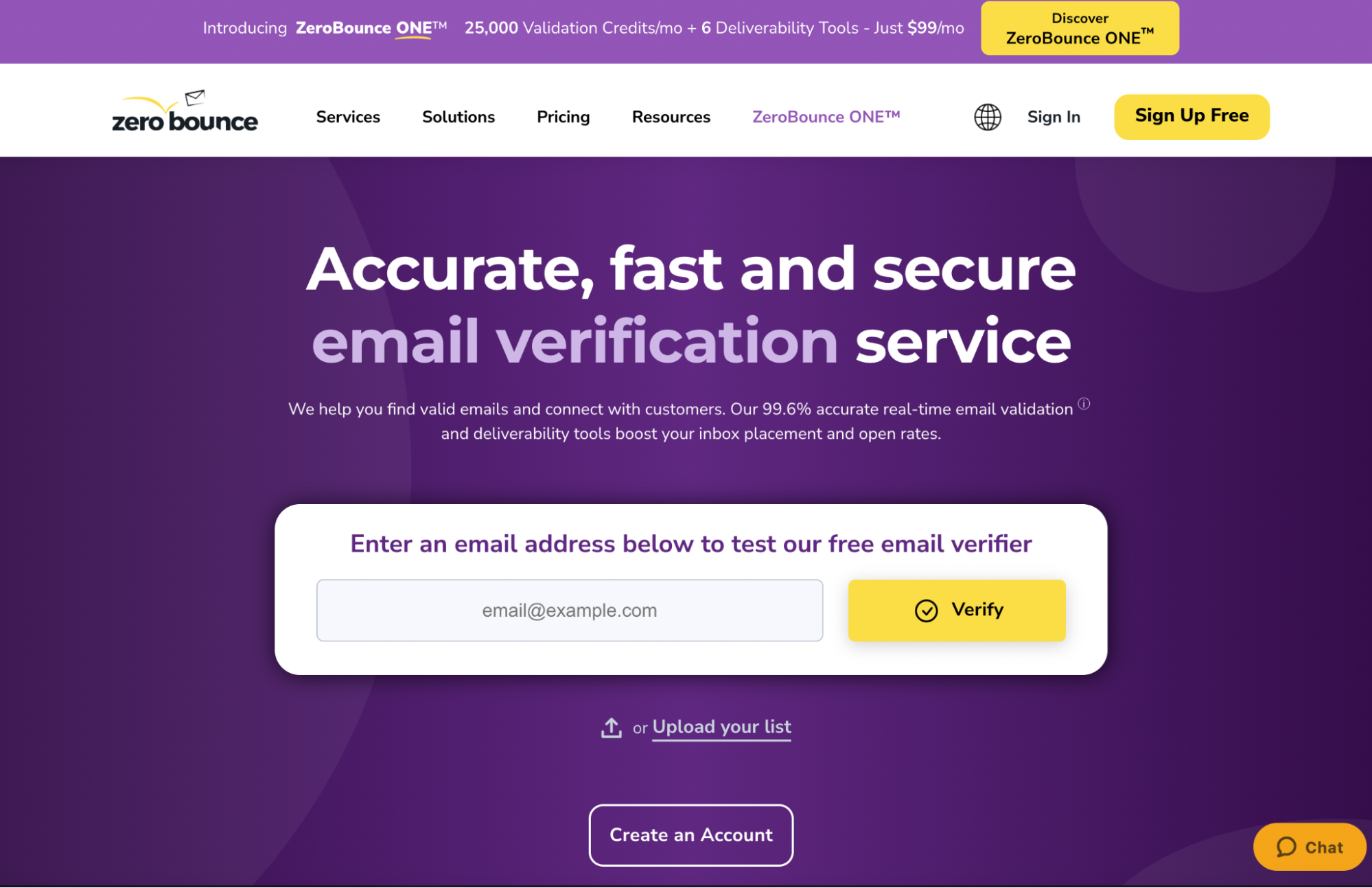 zerobounce lead verification tool
