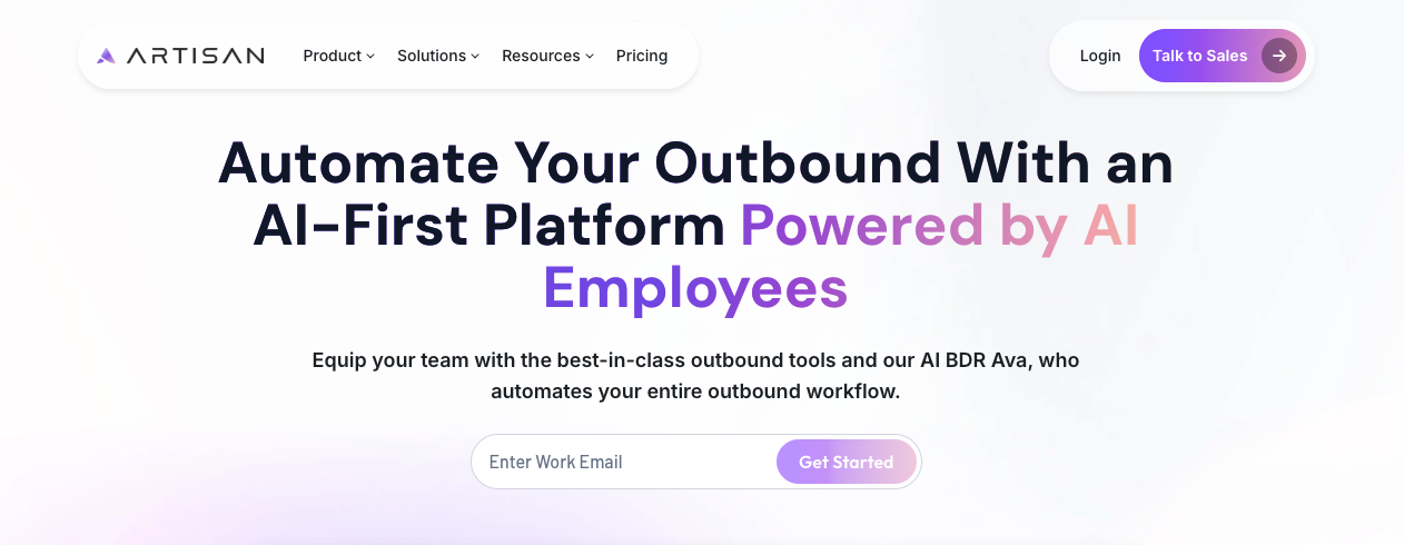 artisan ai sales prospecting tool