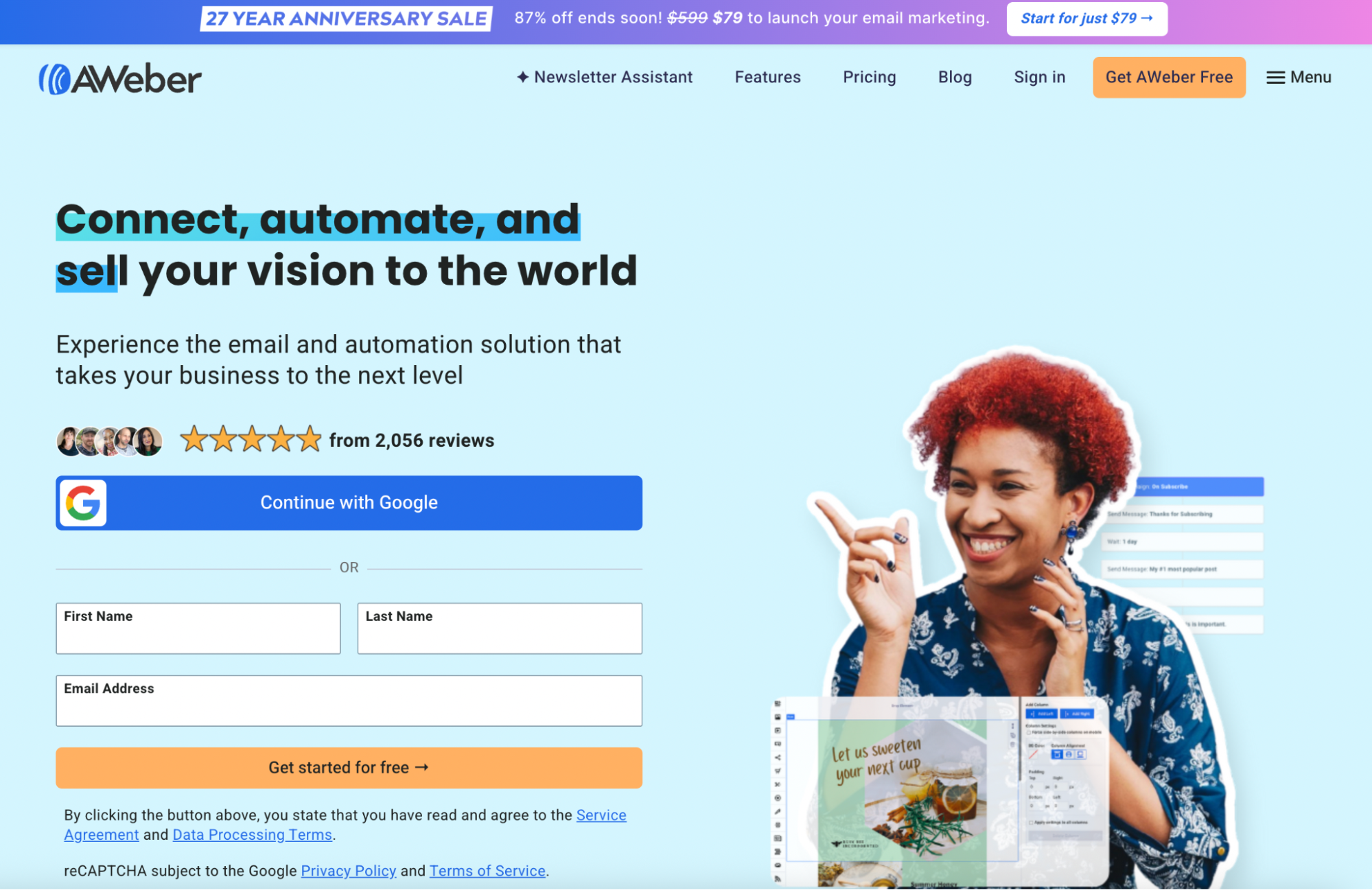 aweber small business email marketing tool