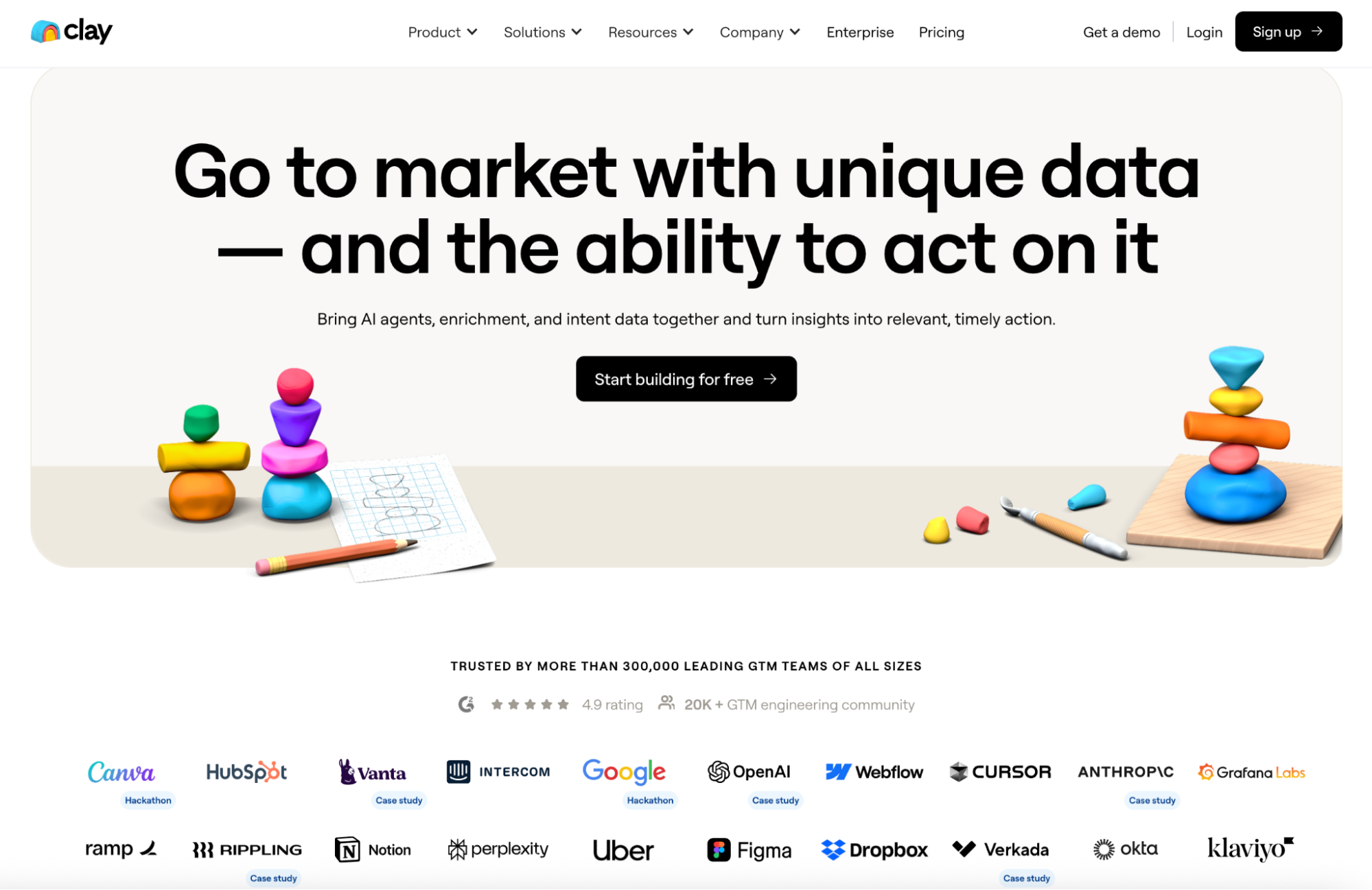 clay ai email marketing tool
