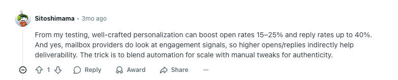 reddit email marketing personalization strategy