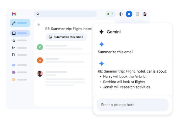 gmail ai summarize this email