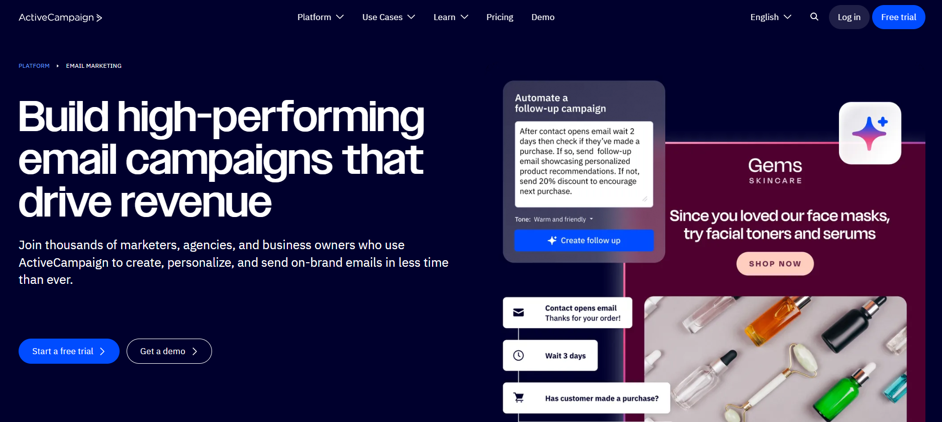 activecampaign email marketing software