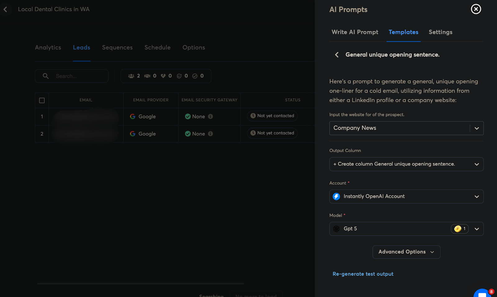 personalizing sales emails
