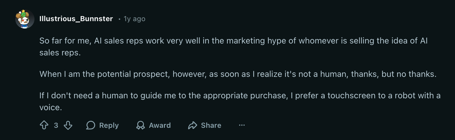 reddit ai sales prospect