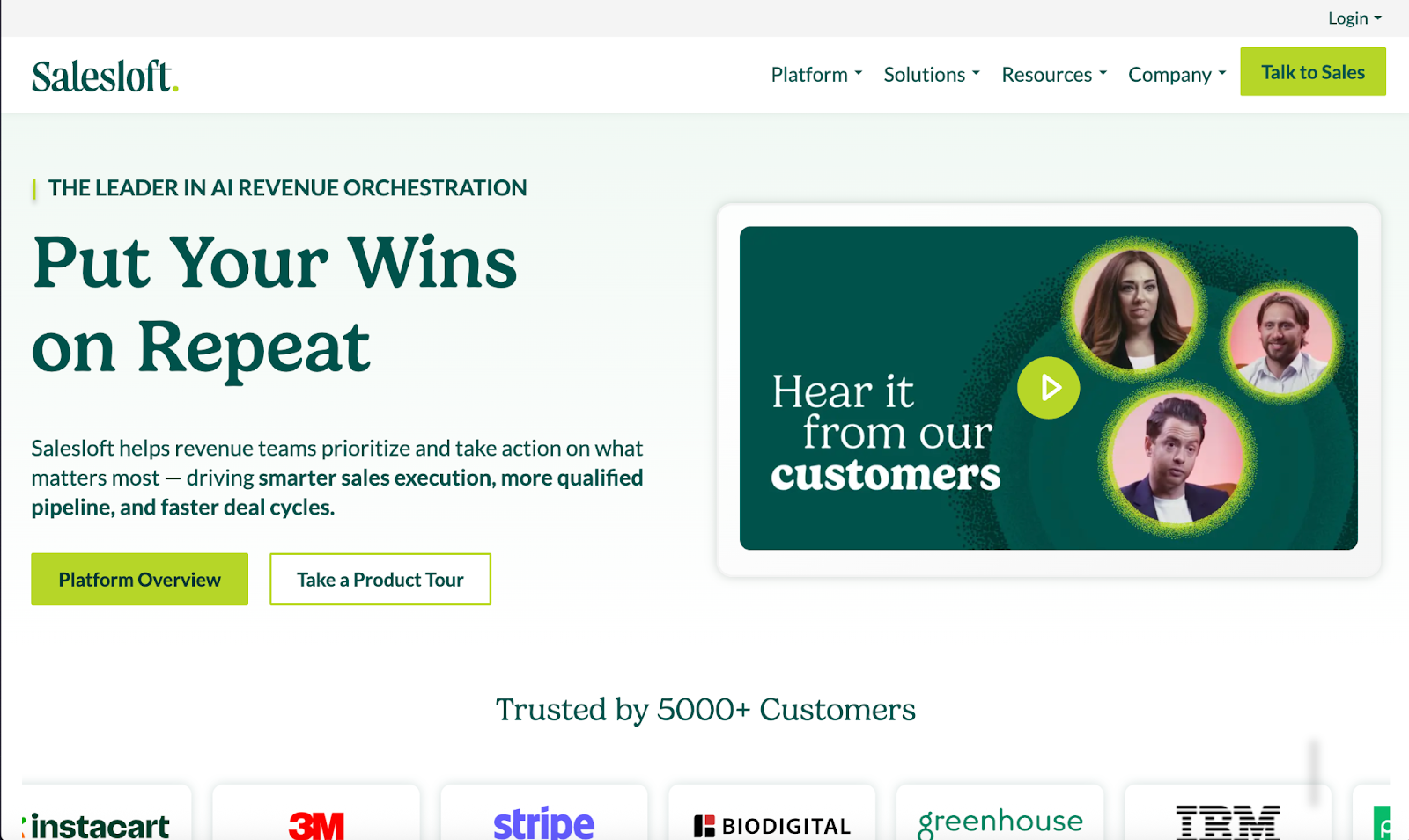 salesloft outbound sales tool