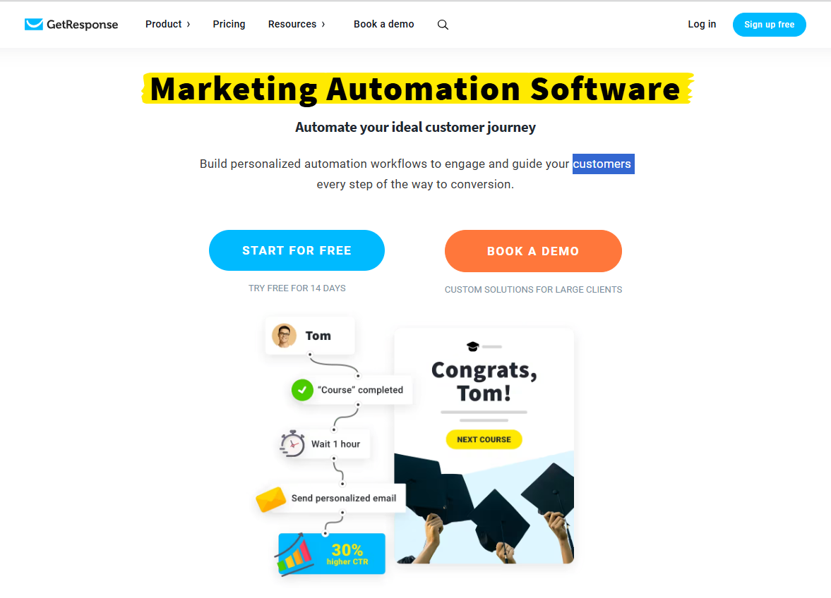 getresponse email scheduling software
