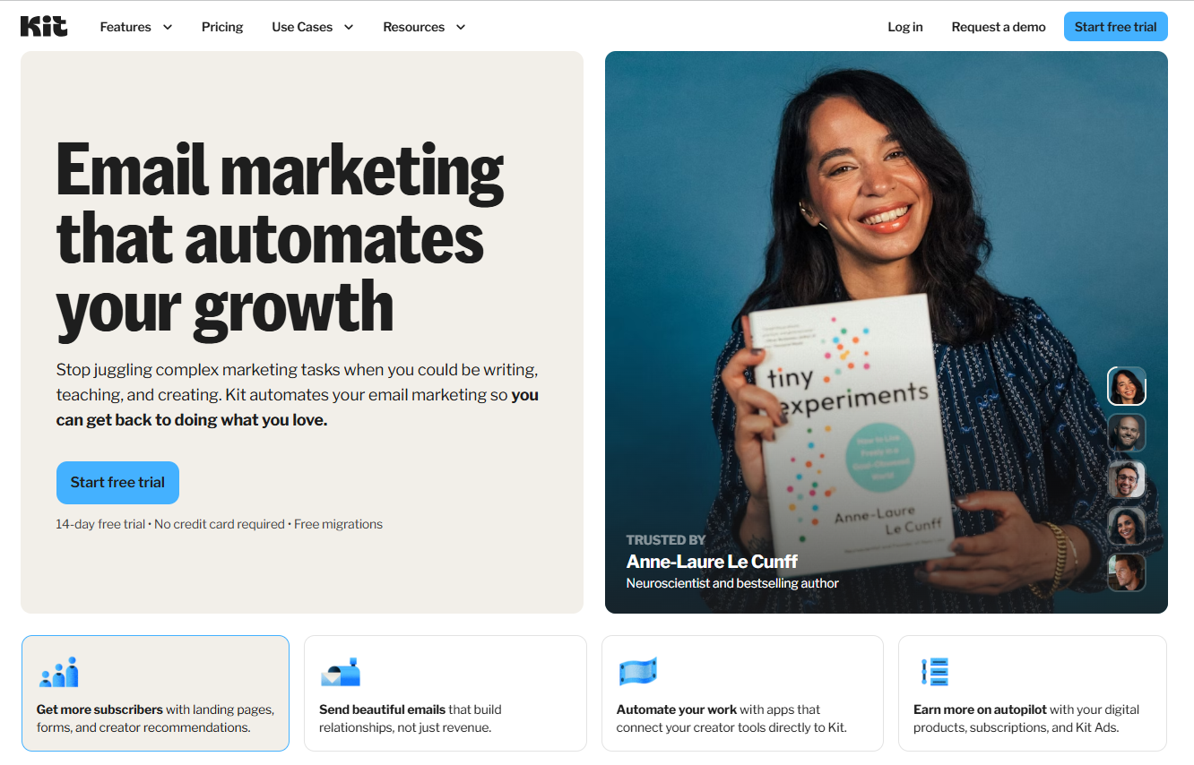 kit email marketing software