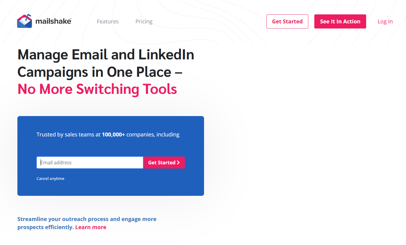 mailshake easy to use email outreach tool