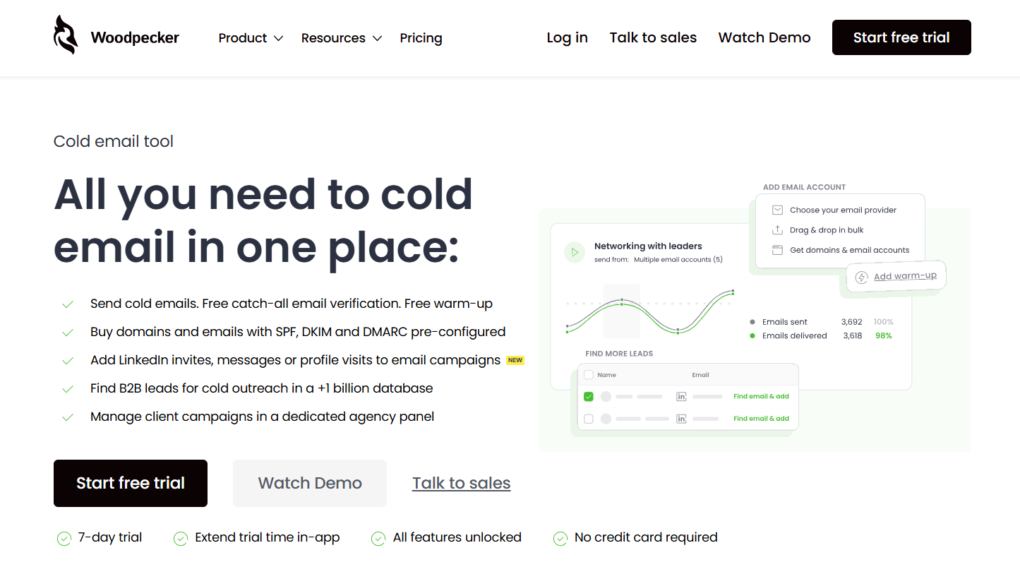 woodpecker email marketing software