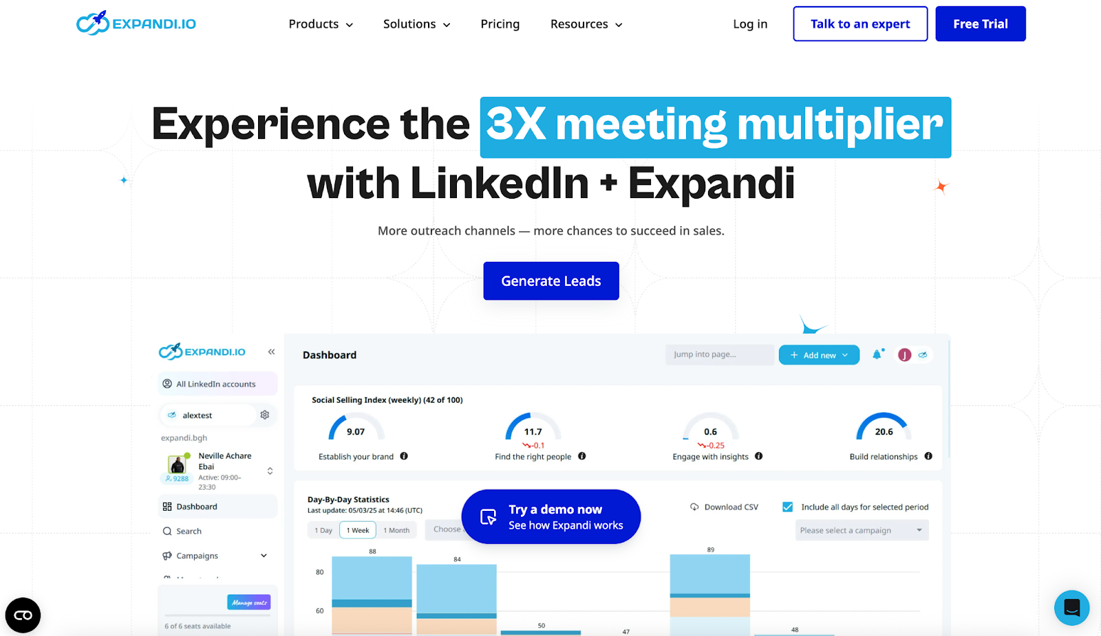 expandi linkedin prospecting tool