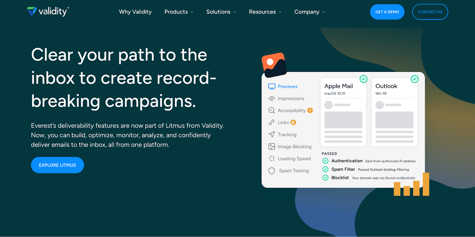 validity everest email deliverability monitoring tool